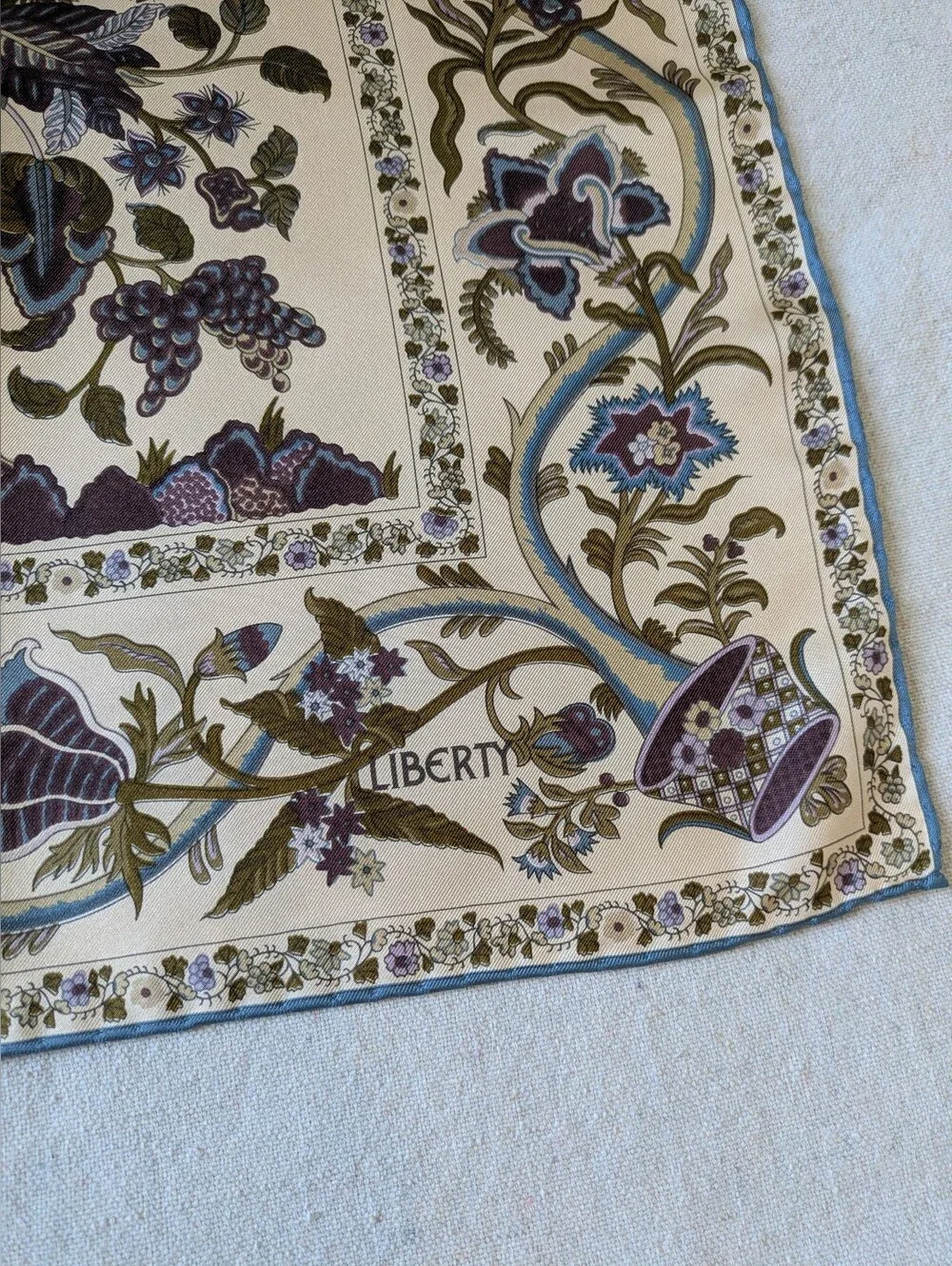 Liberty Of London Tree Of Life Square Silk Scarf